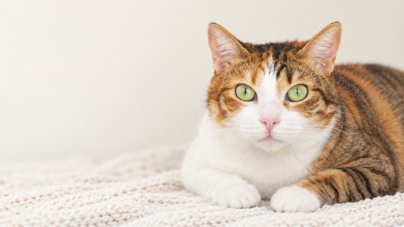 Milka, en sık gelen misafirlerimizden üç renkli bir kedi